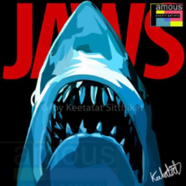 Pop Art Wall Decoration Drawing (Jaws)modern abstract painting decor