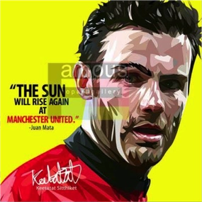 Pop Art Wall Decoration Drawing (Juan Mata)modern abstract painting decor