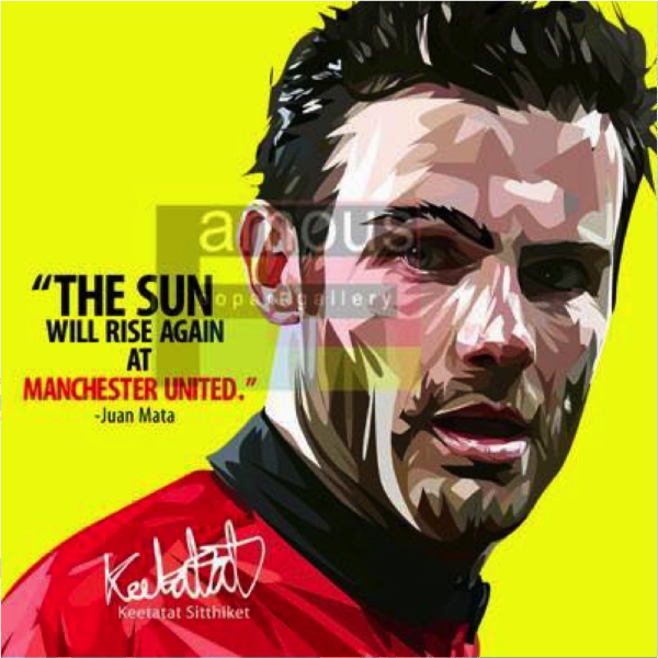 Pop Art Wall Decoration Drawing (Juan Mata)modern abstract painting decor