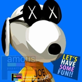 Pop Art Wall Decoration Drawing (Kaws Snoopy) modern abstract painting decor
