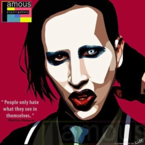 Pop Art Wall Decoration Drawing (Marilyn Manson) modern abstract painting decor