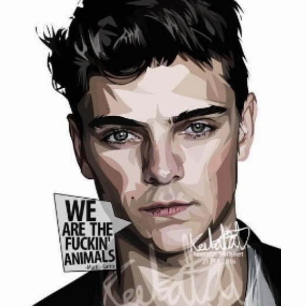 Pop Art Wall Decoration Drawing (Martin Garrix) modern abstract painting decor