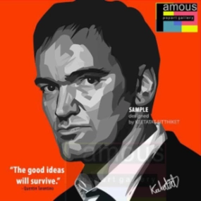 Pop Art Wall Decoration Drawing (Quentin Tarantino)modern abstract painting decor