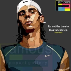 Pop Art Wall Decoration Drawing (Rafael Nadal)modern abstract painting decor
