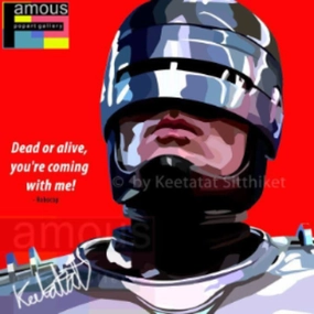 Pop Art Wall Decoration Drawing (Robocop)modern abstract painting decor