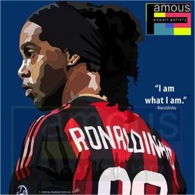Pop Art Wall Decoration Drawing (Ronaldinho)modern abstract painting decor