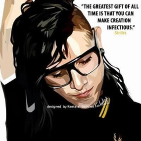Pop Art Wall Decoration Drawing (Skrillex) modern abstract painting decor