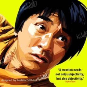 Pop Art Wall Decoration Drawing (Stephen Chow)modern abstract painting decor