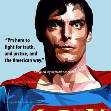 Pop Art Wall Decoration Drawing (Superman I'm hero to)modern abstract painting decor
