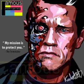 Pop Art Wall Decoration Drawing Terminator modern abstract painting decor