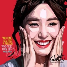 Pop Art Wall Decoration Drawing (Tiffany - SNSD) modern abstract painting decor