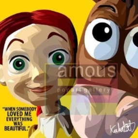 Pop Art Wall Decoration Drawing (Toy Story Jessie and Bulleye)Bullseyemodern abstract painting decor