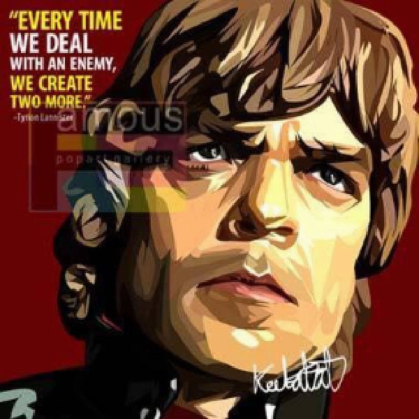 Pop Art Wall Decoration Drawing (Tyrion Lannister) Game of Thrones modern abstract painting decor