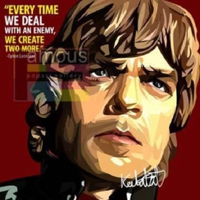 Pop Art Wall Decoration Drawing (Tyrion Lannister) Game of Thrones modern abstract painting decor