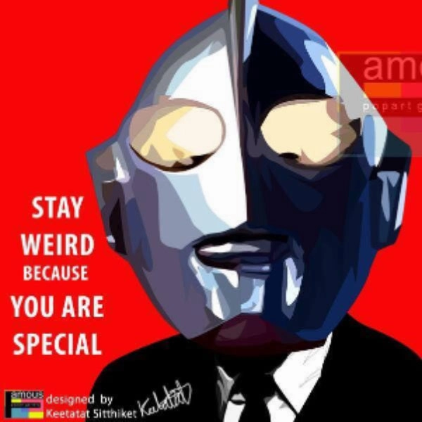 Pop Art Wall Decoration Drawing (Ultraman)modern abstract painting decor