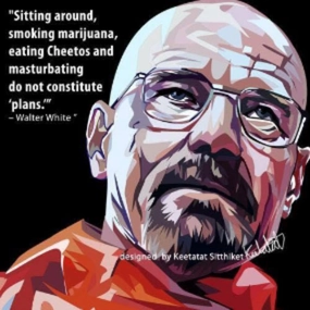 Pop Art Wall Decoration Drawing (Walter White) Breaking Bad modern abstract painting decor