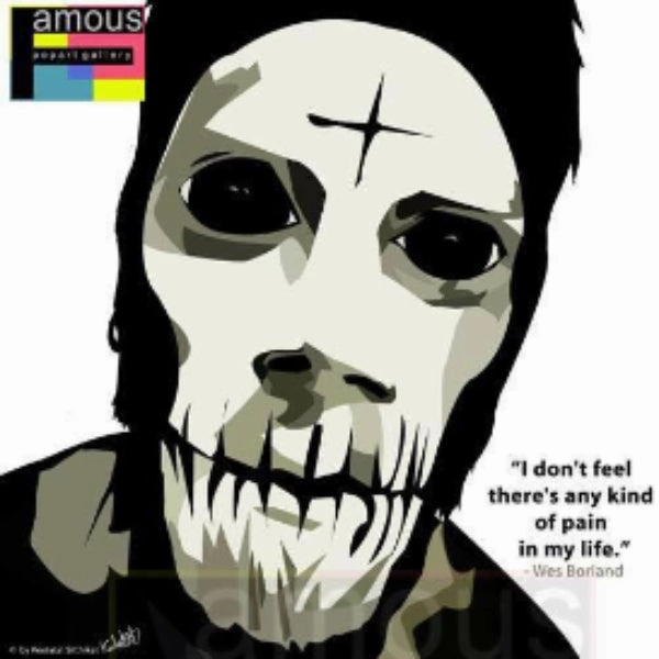 Pop Art Wall Decoration Drawing (Wes Borland) modern abstract painting decor