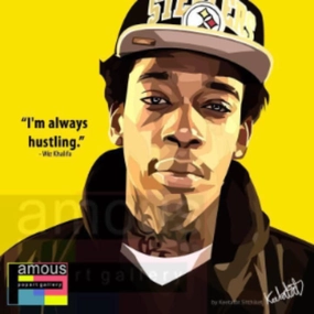 Pop Art Wall Decoration Drawing (Wiz Khalifa) modern abstract painting decor