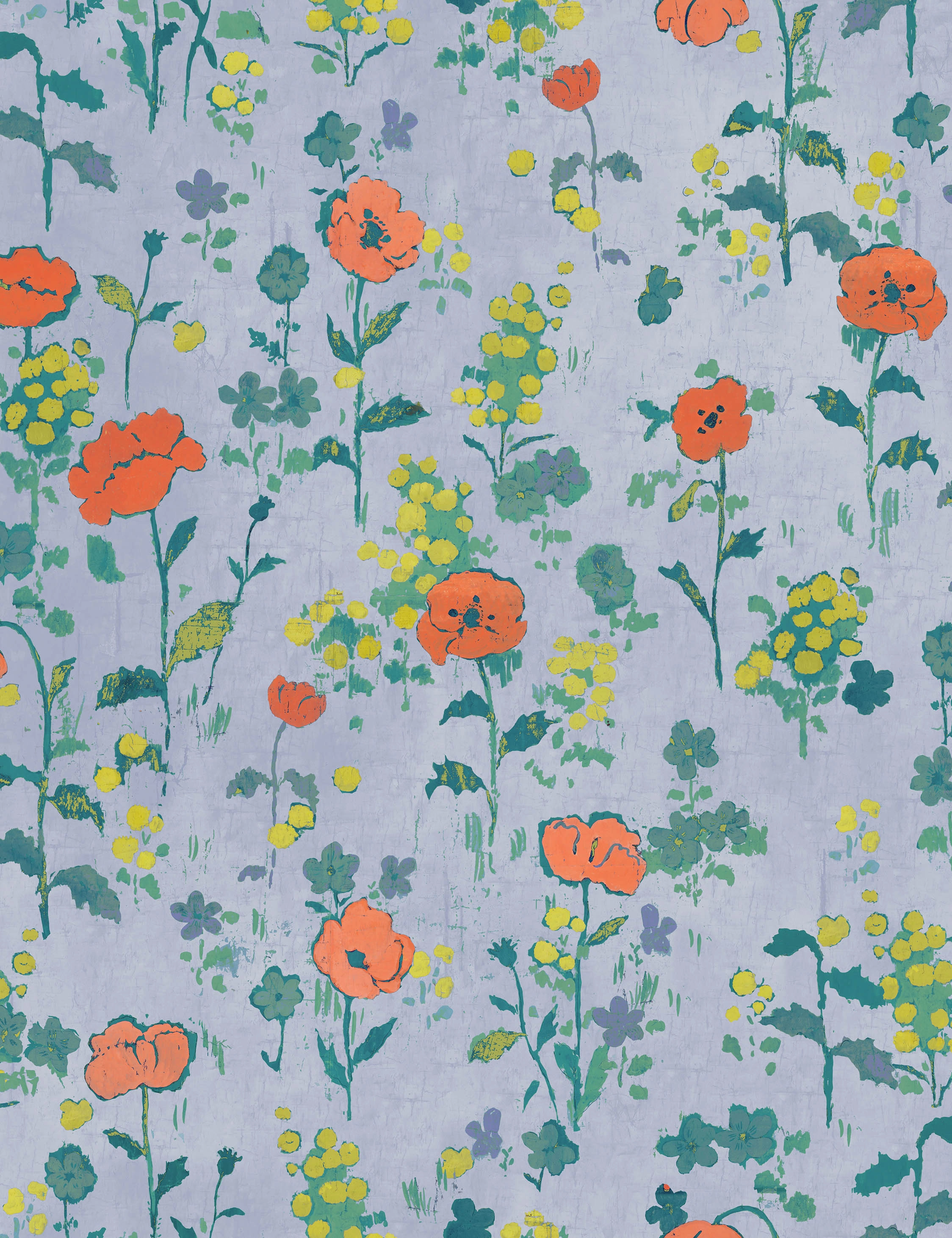 Poppies Wallpaper by Paule Marrot