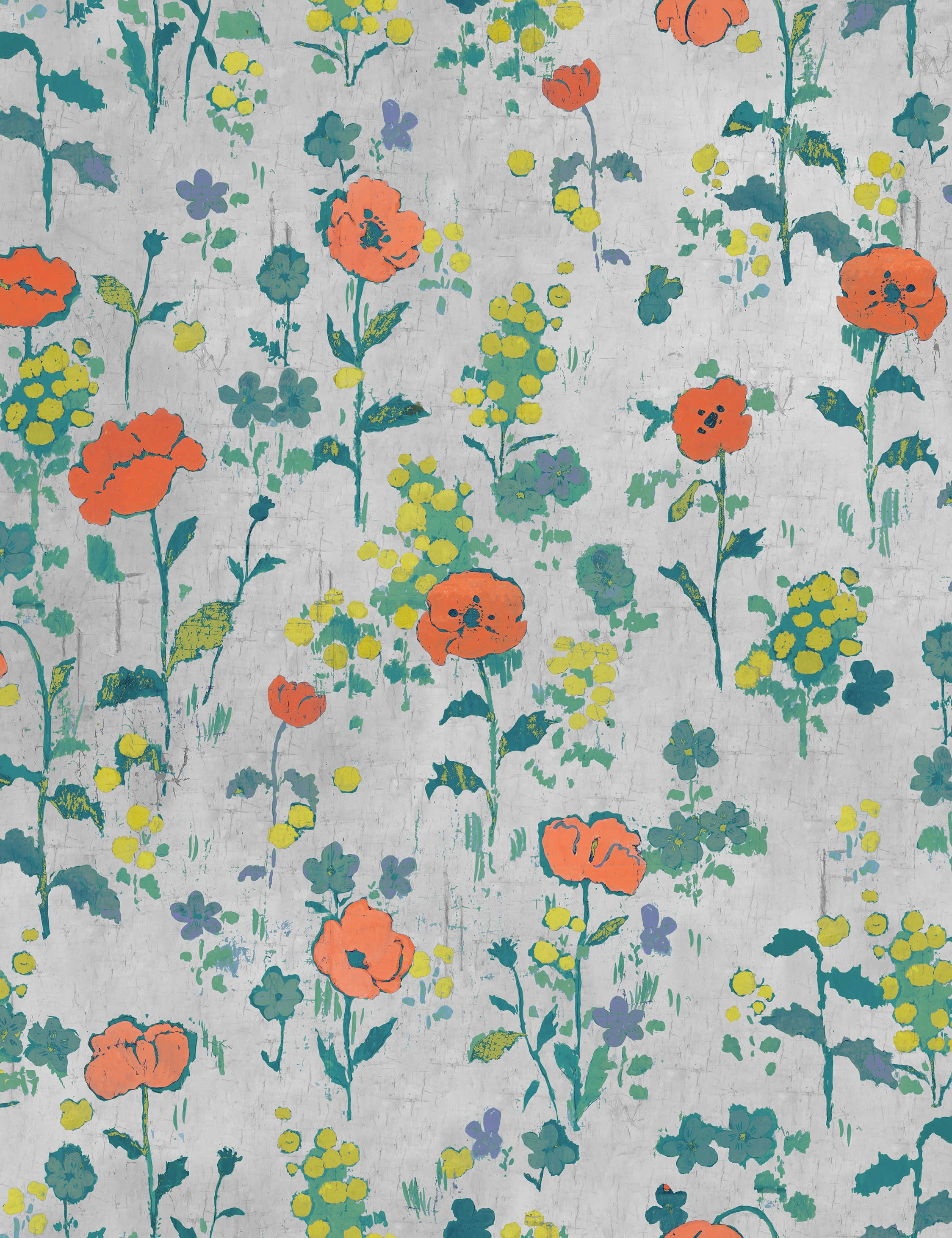 Poppies Wallpaper by Paule Marrot