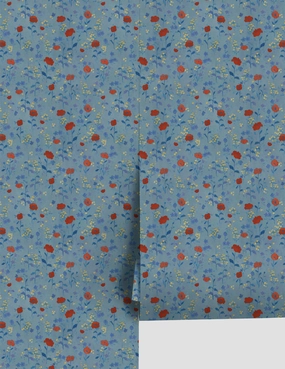 Poppies Wallpaper by Paule Marrotnordic style wall decor