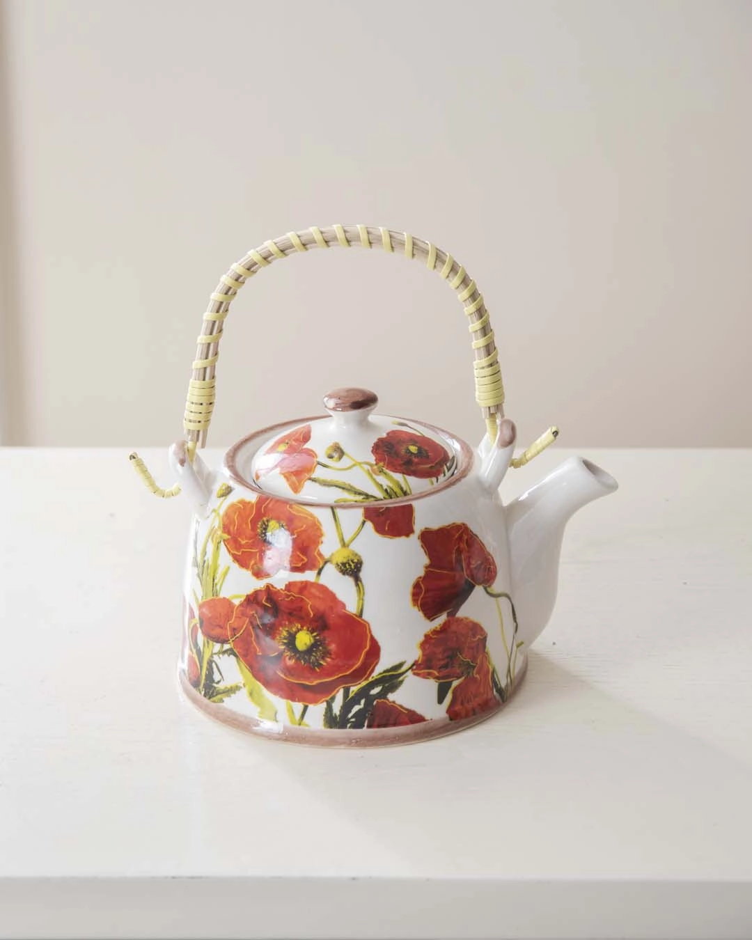 Poppy Ceramic Tea Kettle