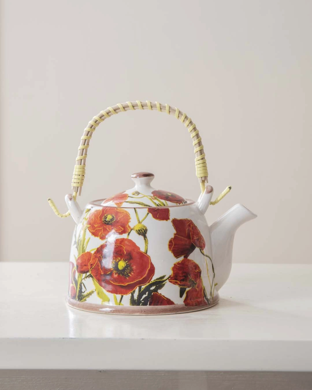 Poppy Ceramic Tea Kettle