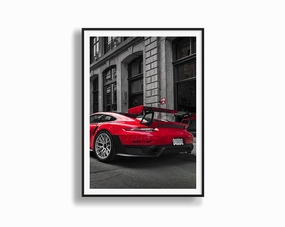 Porsche GT2RSmodern abstract painting decor