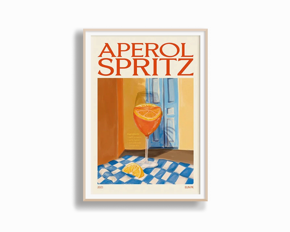 Poster Hub - Aperol Art Framed