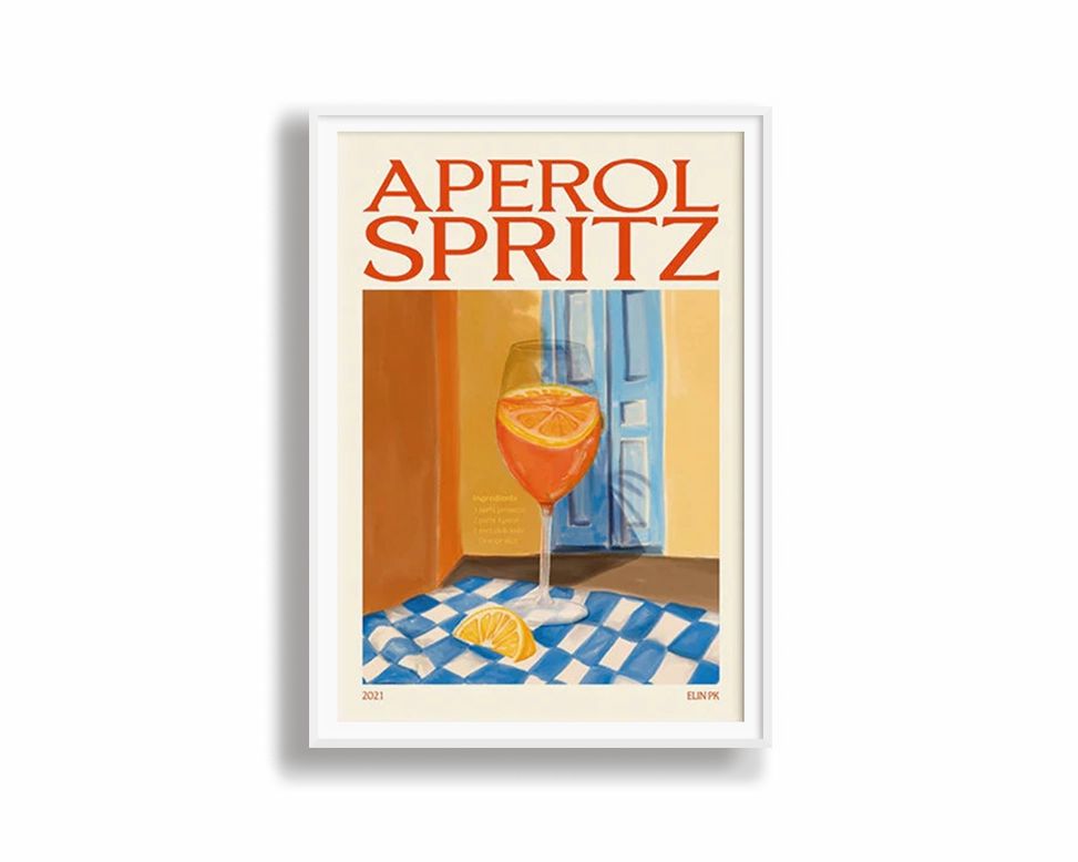 Poster Hub - Aperol Art Framed