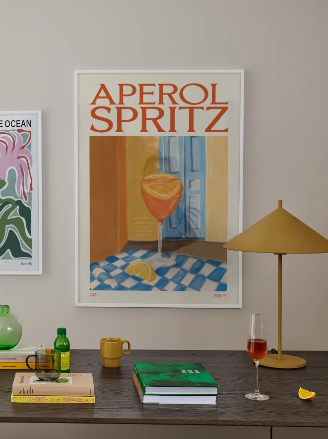 Poster Hub - Aperol Art Framed