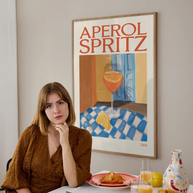 Poster Hub - Aperol Art Framed