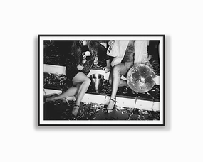 Poster Hub - Disco Ladies Art Framednordic style wall decor