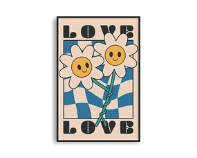 Poster Hub - Flower Lovenordic style wall decor