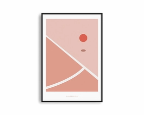 Poster Hub - Graphic Basketballnordic style wall decor