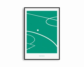 Poster Hub - Graphic Footballmodern abstract painting decor