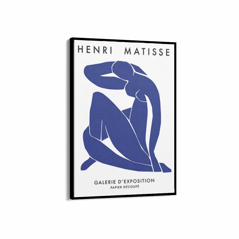 Poster Hub - Henri Mattisse Bleue Art Framed
