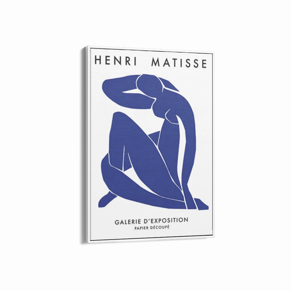 Poster Hub - Henri Mattisse Bleue Art Framed