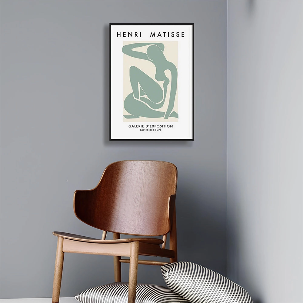 Poster Hub - Henri Mattisse Verte Art Framed