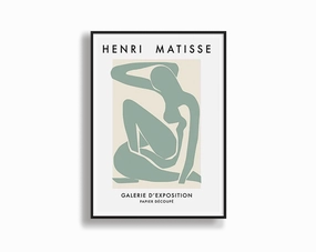 Poster Hub - Henri Mattisse Verte Art Framednordic style wall decor