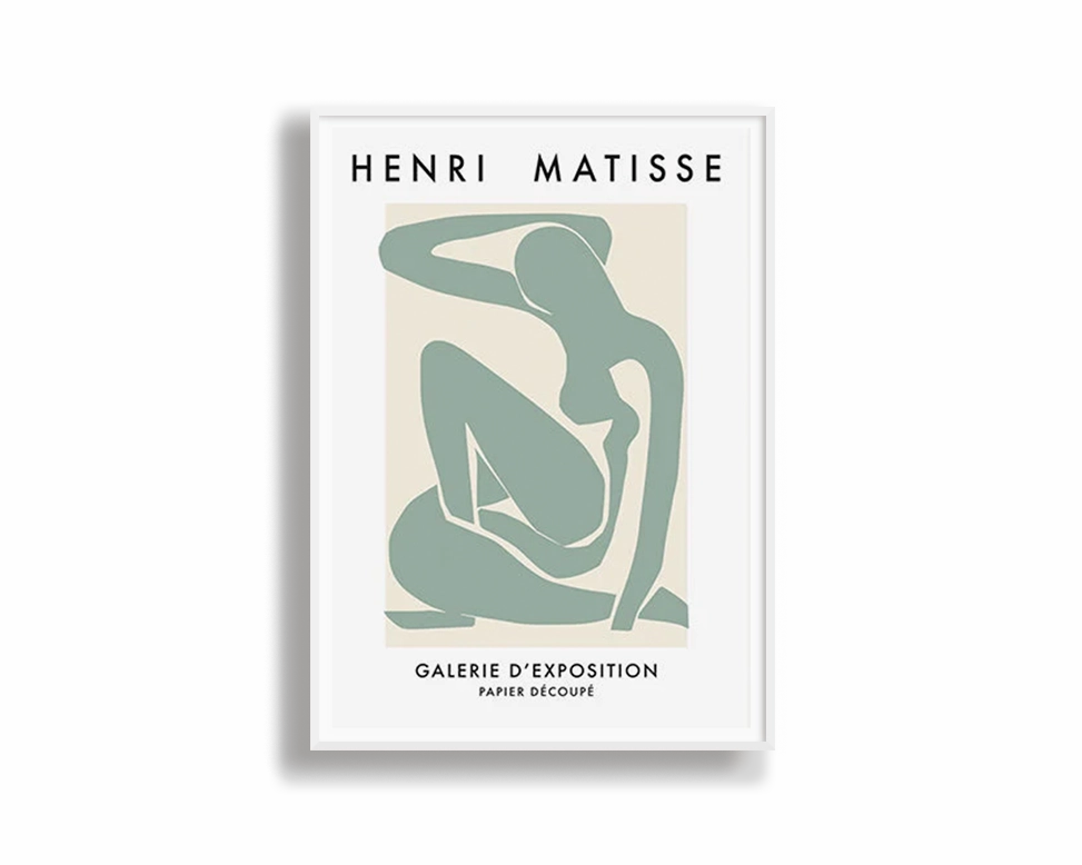 Poster Hub - Henri Mattisse Verte Art Framed
