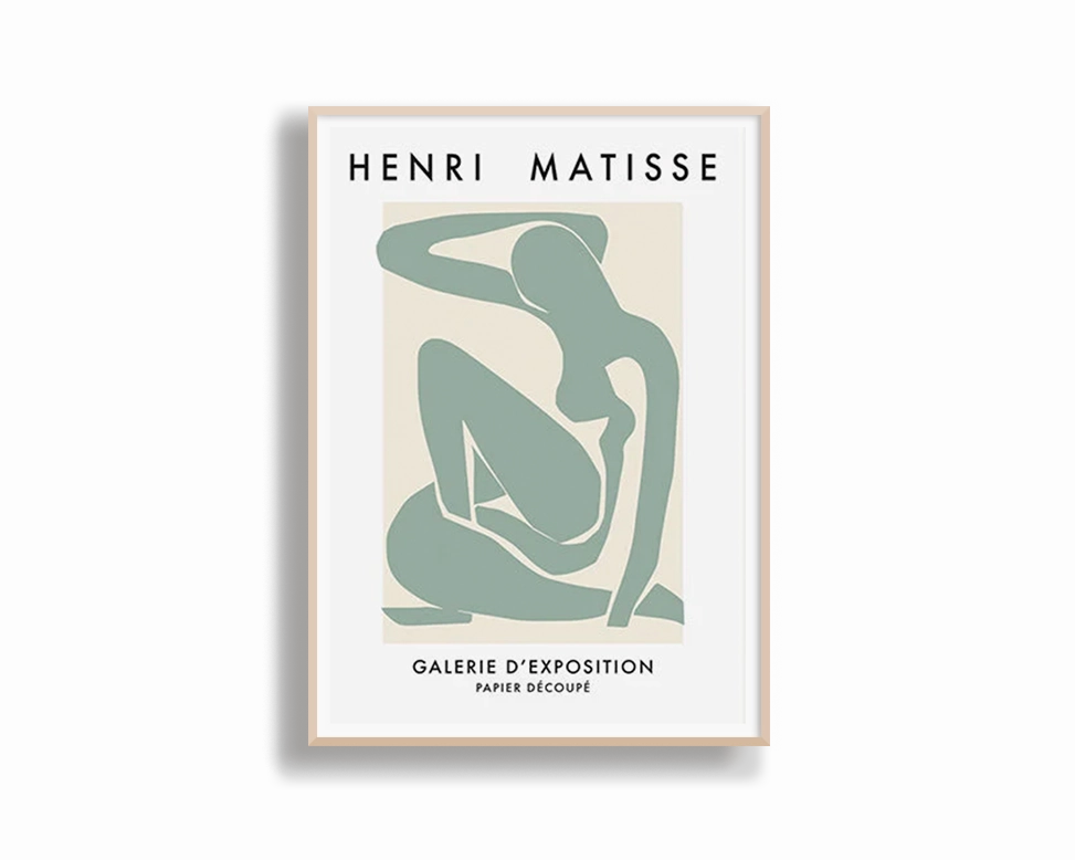 Poster Hub - Henri Mattisse Verte Art Framed