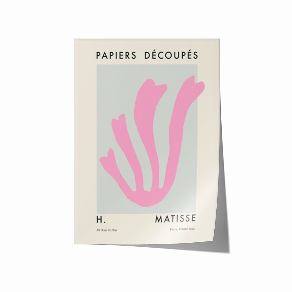 Poster Hub - Matisse Cutout Pink