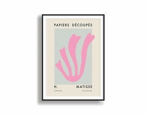 Poster Hub - Matisse Cutout Pinkmodern abstract painting decor