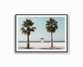 Poster Hub - Perfect Beach Art Framedmodern abstract painting decor