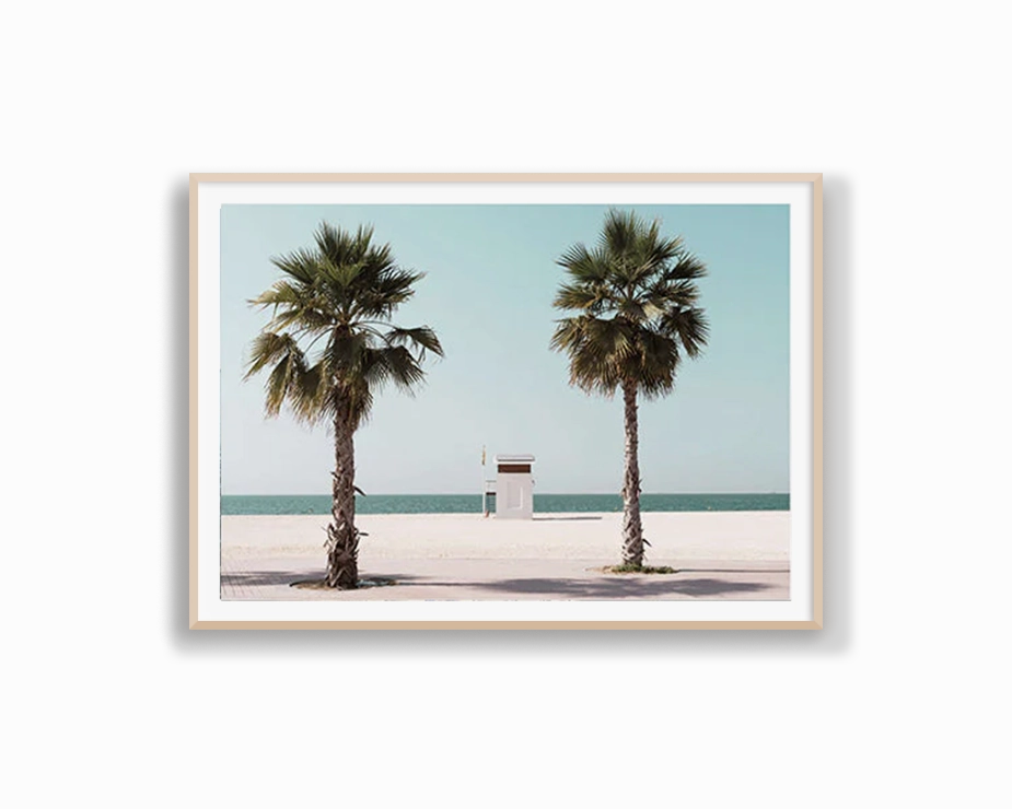 Poster Hub - Perfect Beach Art Framed