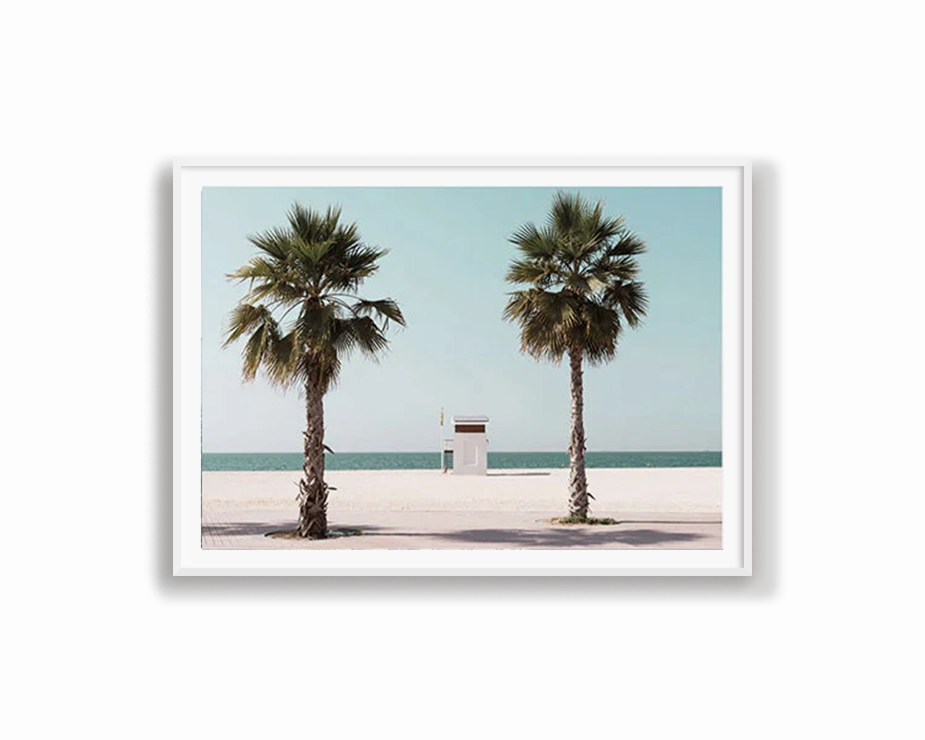 Poster Hub - Perfect Beach Art Framed