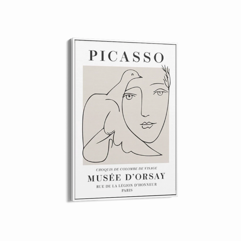 Poster Hub - Picasso Croquis Art Framed