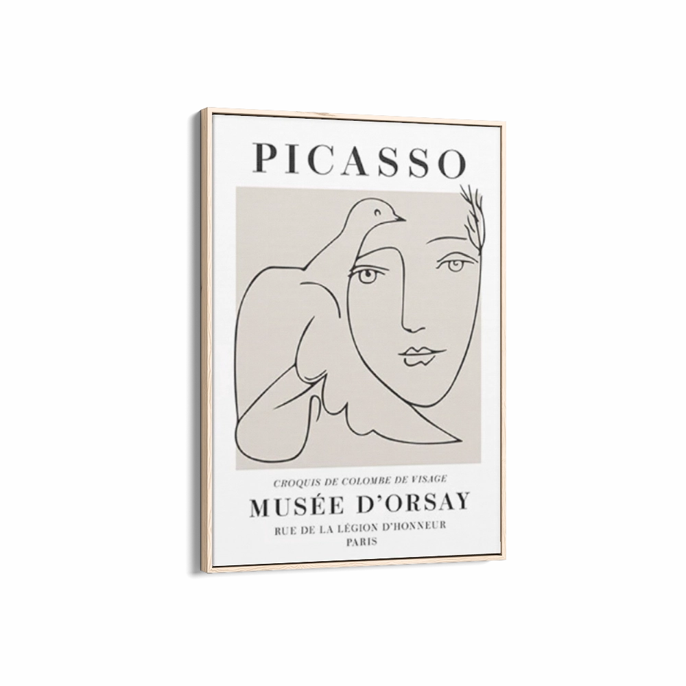 Poster Hub - Picasso Croquis Art Framed