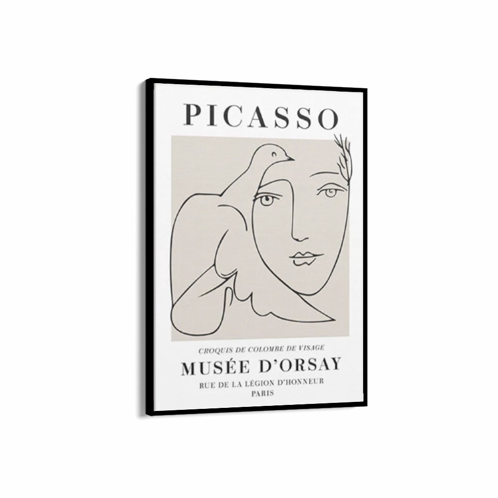 Poster Hub - Picasso Croquis Art Framed